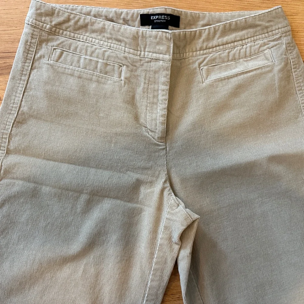 Express Stretch Corduroy Pants - Wide Leg - 7/8R - Picture 4 of 16